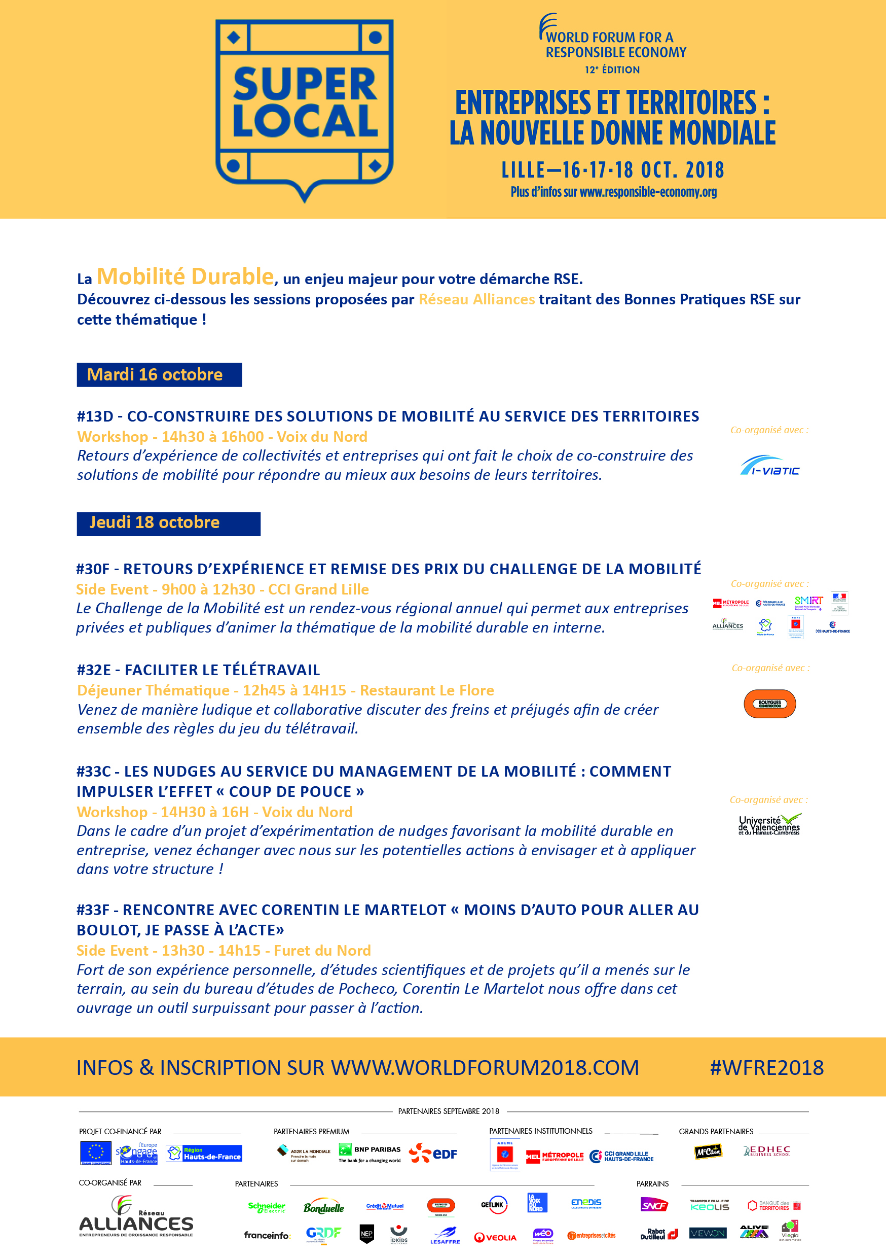 Parcours Mobilité durable 2018